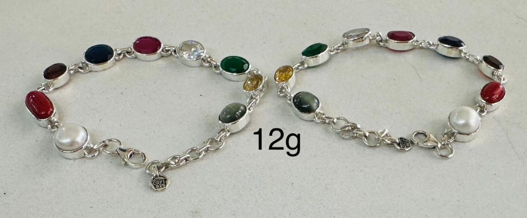 Navaratna Multi-Gemstone Bracelet